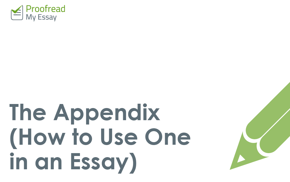 the appendix how and when to use one in an essay write a research paper without citing every sentence