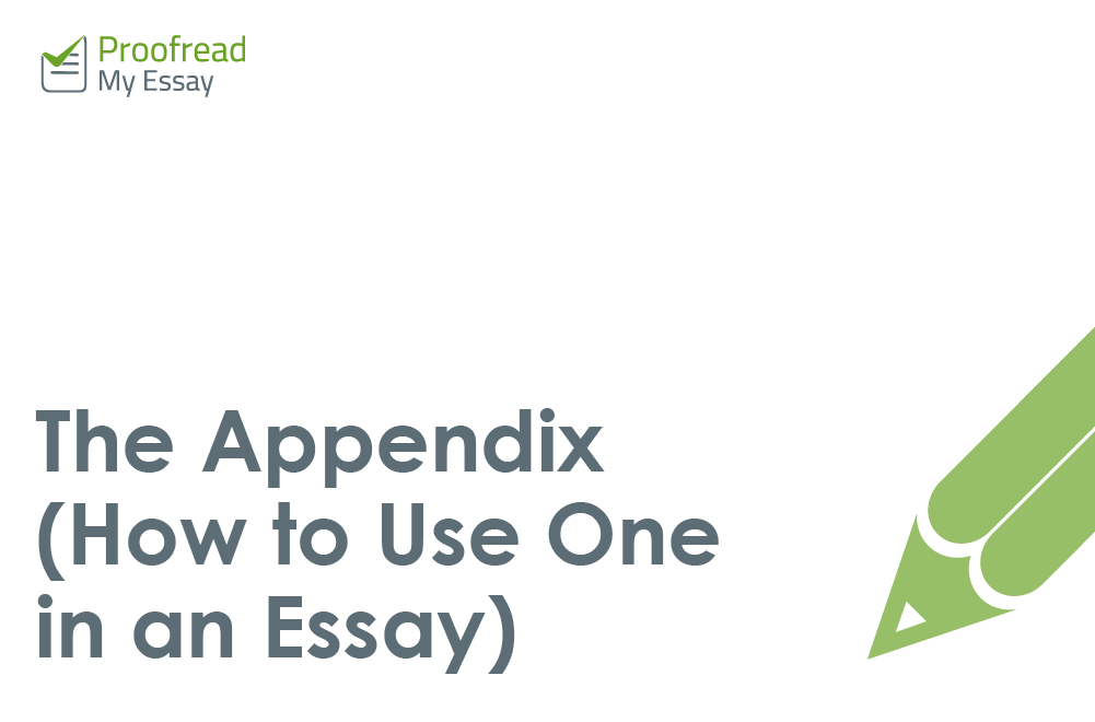 appendix essay harvard