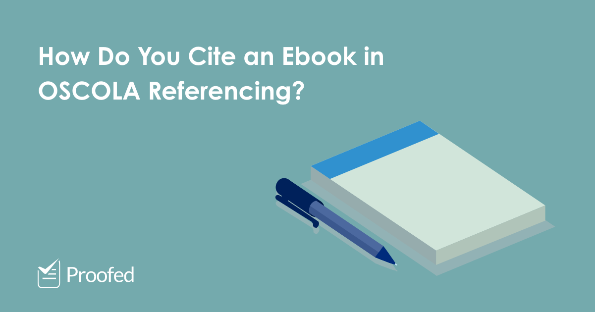 How to Cite an Ebook in OSCOLA Referencing